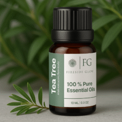 Tea Tree Essential Oil – 10 ML | 100% Pure Essential Oil by Fireside Glow For Diffusers, Soap Making, Skin Care, DIY Crafts & Aromatherapy