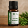 Fresh, woody, and deeply revitalizing — Cypress Essential Oil by Fireside Glow is a 100% pure and steam-distilled oil from the needles and twigs of the cypress tree. Celebrated for its refreshing, purifying, and balancing properties, this essential oil is perfect for diffusers, skin and hair care, handmade soaps, candles, and invigorating aromatherapy blends.