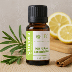 Citronella Essential Oil – 10 ML | 100% Pure Essential Oil by Fireside Glow For Diffusers, Natural Insect Repellents, Soap Making, DIY Cleaning & Aromatherapy